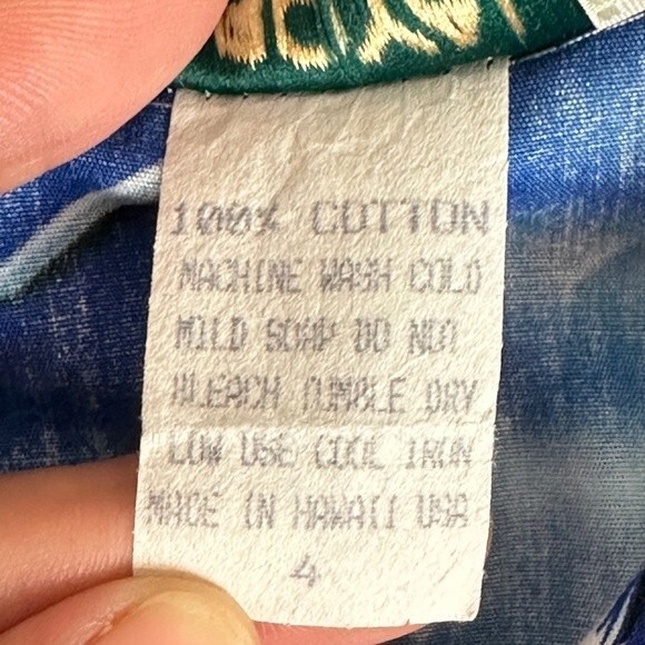 Royal Hawaiian Creations Diamond Head Aloha Shirt Youth 4 - Picture 6 of 6